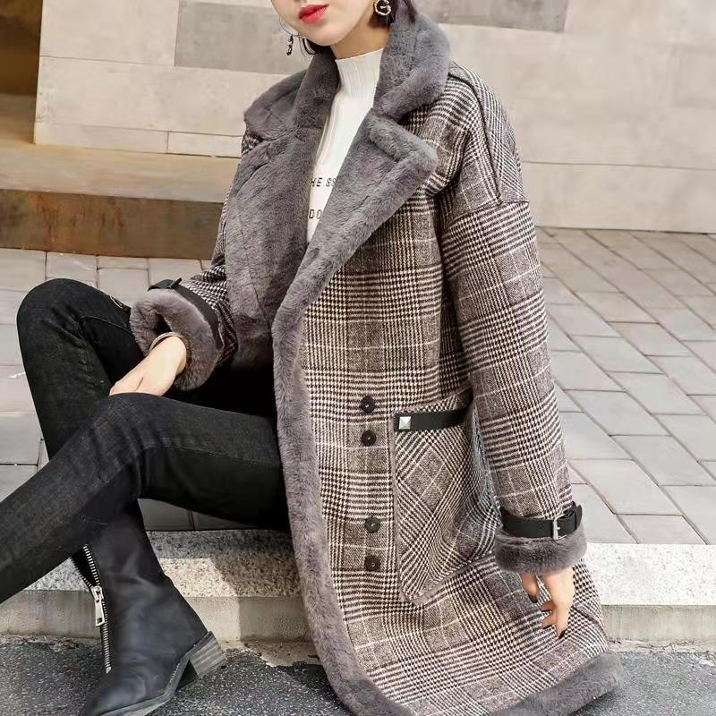 Wool Coat Peacoat - 2026 Winter Warm Coat Plush Thick