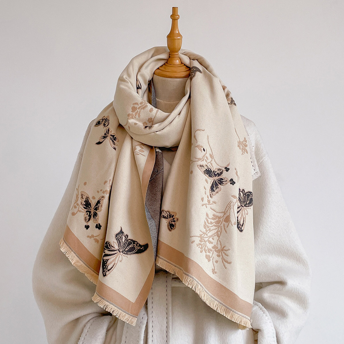Women Imitation Cashmere Scarf - đánh giá và giá Cashmere Pashmina Wrap