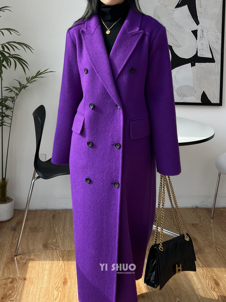 Autumn Winter New Thick Double - đánh giá và giá Wool Coat Peacoat
