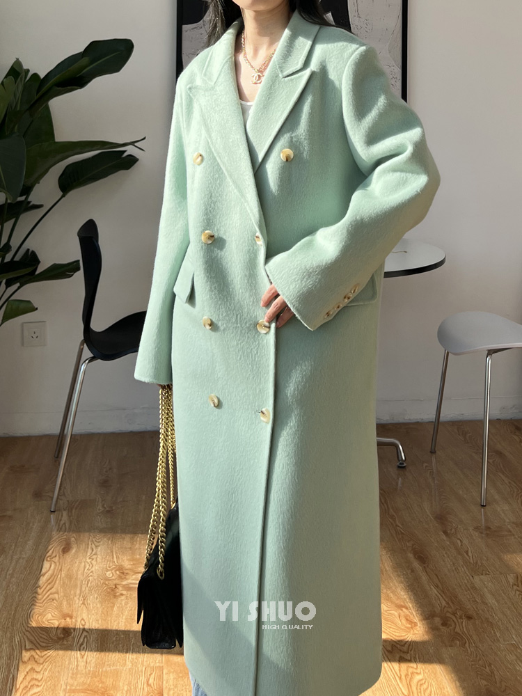 Autumn Winter New Thick Double - đánh giá và giá Wool Coat Peacoat