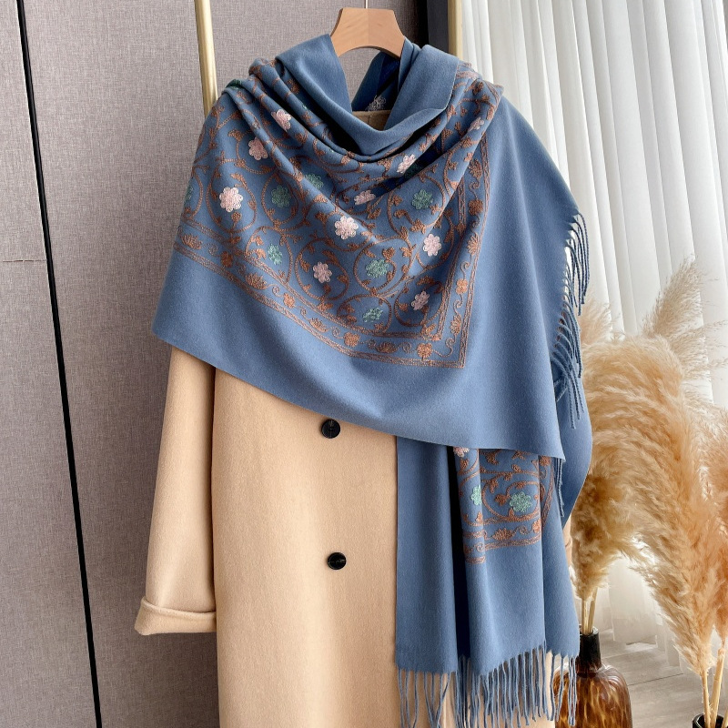 2025 New Embroidery Cashmere S - đánh giá và giá Cashmere Pashmina Wrap