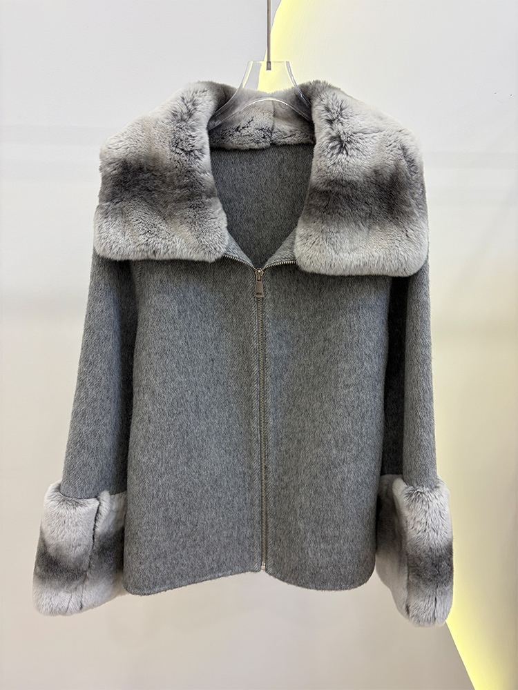 2026 Winter Women's Real Natur - đánh giá và giá Wool Coat Peacoat
